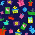 GIFT BOX pattern Royalty Free Stock Photo